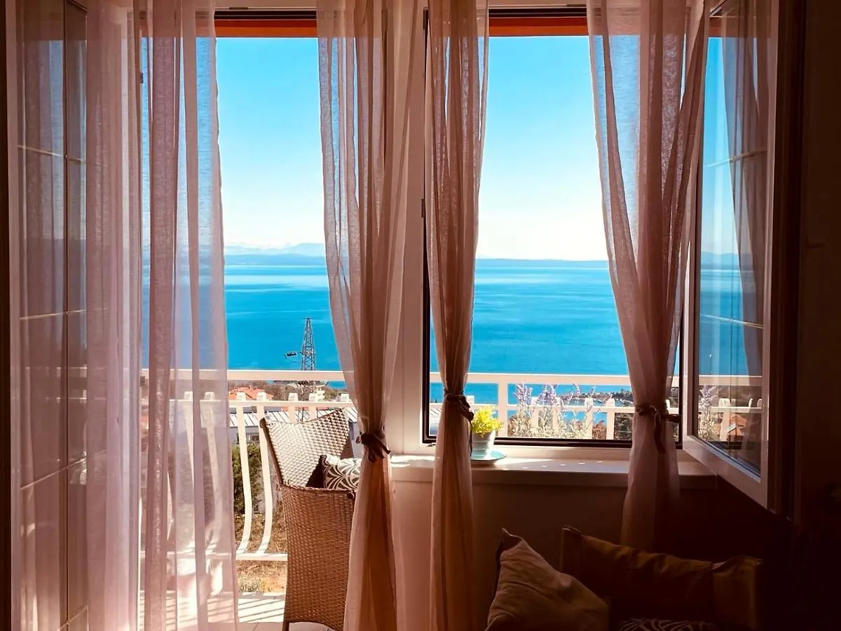 Cozy Apartment Bosnjak Near Opatija, With Sea View Terrace, Air Condition, Free Private Parking Ičići
