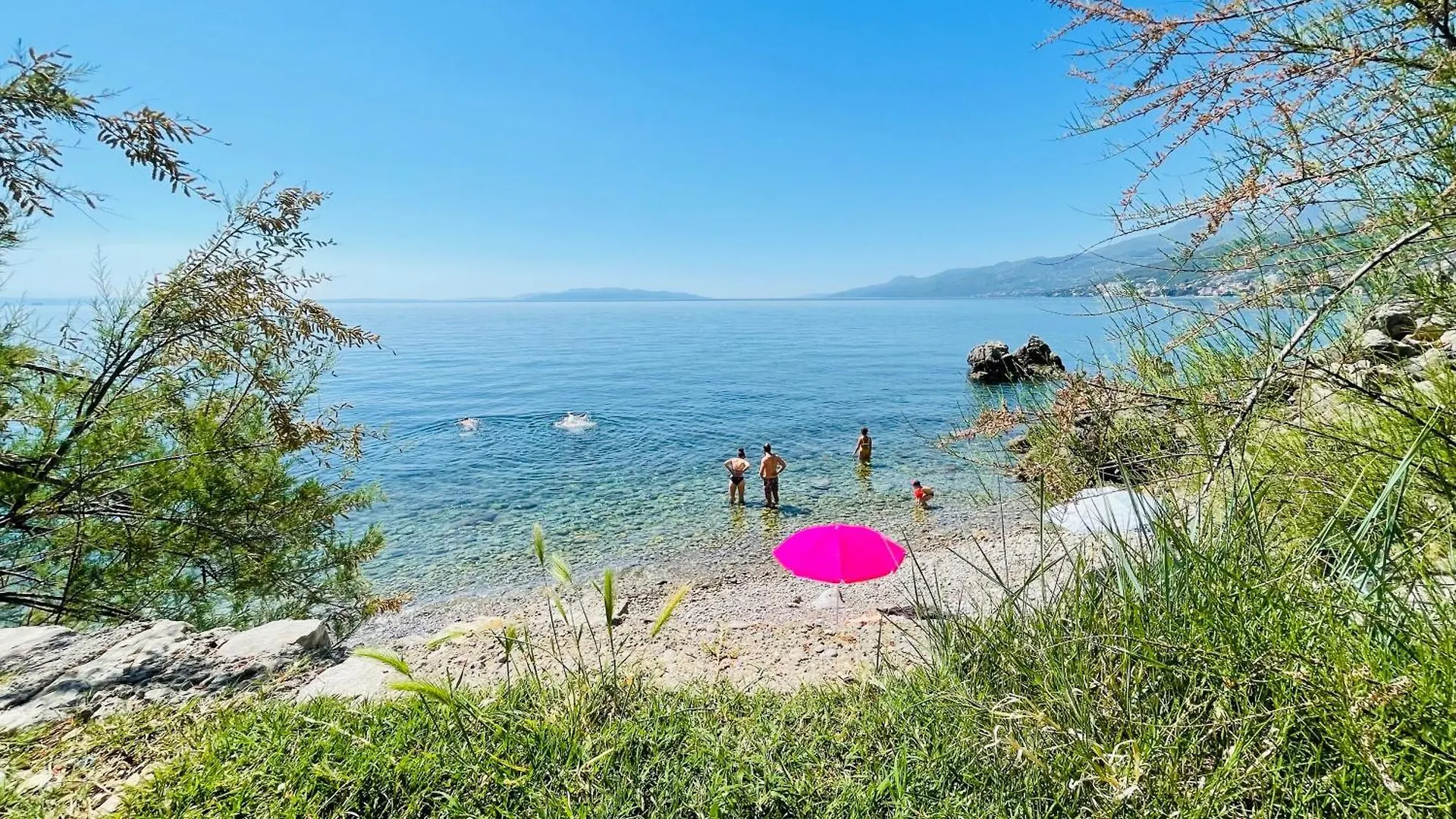 Cozy Apartment Bosnjak Near Opatija, With Sea View Terrace, Air Condition, Free Private Parking Ičići
